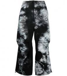 Darkpark BlackWhite Tie-dye Print Military Trousers