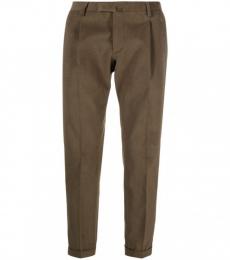 Briglia Dark Brown Cotton Trousers