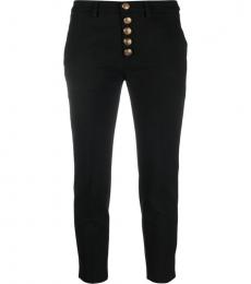 Dondup Black Carmen slim chino trousers