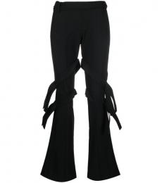 Ambush Black Double waist wool trousers