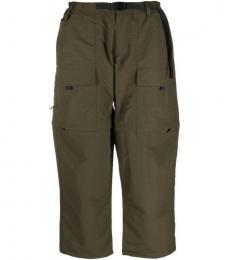 Gramicci Olive Nylon Convertible Trousers