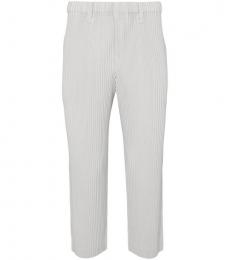 Issey Miyake Light Grey Pleated trousers