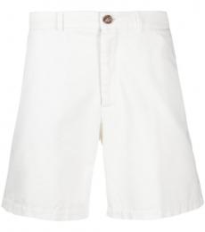 Brunello Cucinelli White Wide Leg Shorts