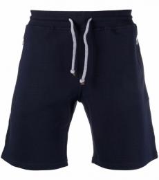 Brunello Cucinelli Navy Blue Track Shorts