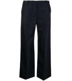 Stella McCartney Blue Straight leg wool trousers