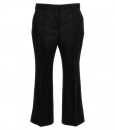 Lanvin Black Wool flare pants
