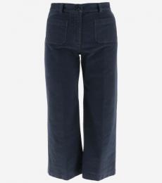 Aspesi Royal Blue WIDE LEG PANTS