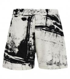 Alexander McQueen White Printed Shorts