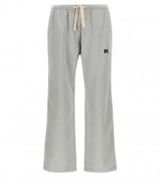 Palm Angels Grey Monogram Travel Pants