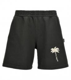 Palm Angels Grey The Palm Bermuda Shorts