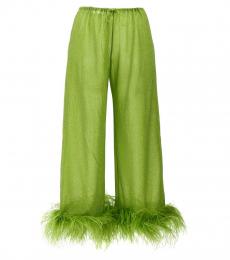 Oseree Light Green Lumiere Plumage Pants