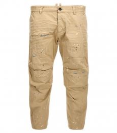 Dsquared2 Beige Skipper Pants