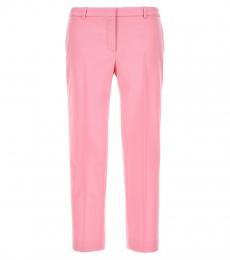 Versace Pink Classic Logo Pants