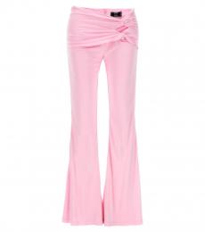Versace Pink Cut Out Knot Pants