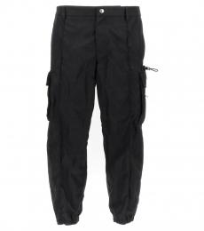 Versace Black Barocco Pattern Pants