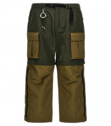 Moncler Olive Multi Pockets Trousers
