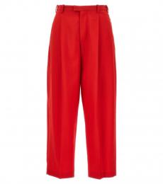 Marni Red Front pleat pants
