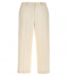 Theory White Relax Pants