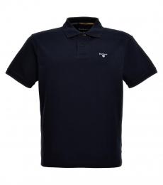 Barbour Navy Blue Logo Embroidery Polo