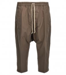 Rick Owens Grey Cropped Pants