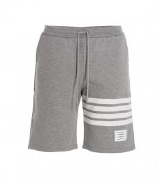 Thom Browne Grey 4 Bar Bermuda Shorts