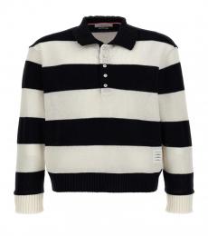 Thom Browne Multicolor Rugby Striped Polo