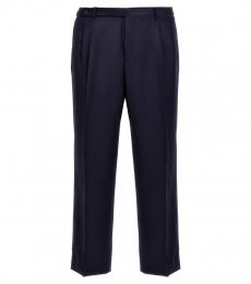 Brioni Blue front Pleats Pants