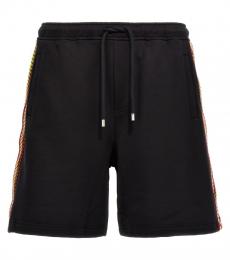 Lanvin Black Elastic Waistband Bermuda Shorts