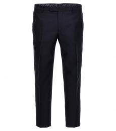 Etro Blue Jacquard pants