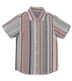Baby Boys Earthy Stripe Shirt