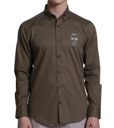Self Stitch Portrait Face Embroidered Shirt