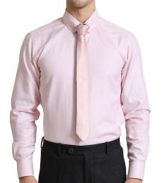 Classic Tie Pin Pink Shirt