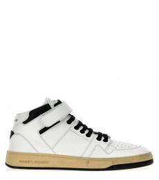 Saint Laurent White Lax Sneakers