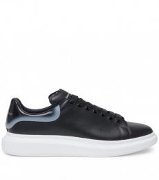 Alexander McQueen Black Oversized Leather Sneakers