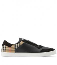 Burberry Black Black Stevie Round Toe Sneakers