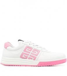 Givenchy Pink White Pink G4 Leather Sneakers