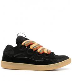 Lanvin Black Chunky Curb Sneakers