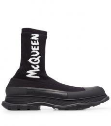 Alexander McQueen Black Tread Slick sneakers