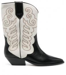 Isabel Marant Blackwhite Duerto Leather Boots