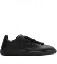 Burberry Black Black Lace Up Sneakers