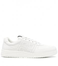Givenchy White White G4 Leather Sneakers