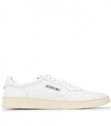 Autry White Low Top Sneakers