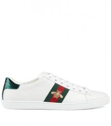 Gucci White White Ace Leather Sneakers