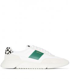Axel Arigato White Green Genesis Vintage Runner Sneakers