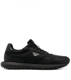 Emporio Armani Black Logo low-top sneakers