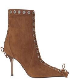 Mach & Mach Brown Suede Boots