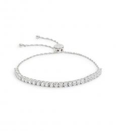 Kate Spade Silver Glitzville Round Stone Bracelet