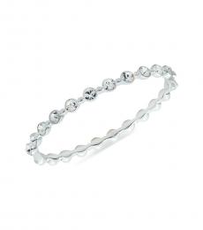 Ralph Lauren Silver Crystal Bangle Bracelet