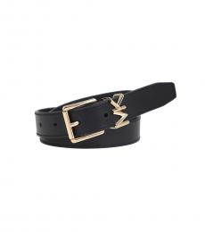 Michael Kors Black Logo Buckle Belt