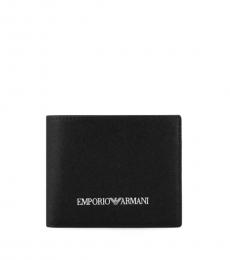 Emporio Armani Black Logo Wallets